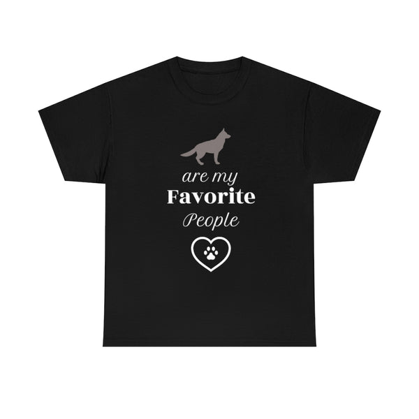 Dogs are My Favorite People - Unisex T-shirt