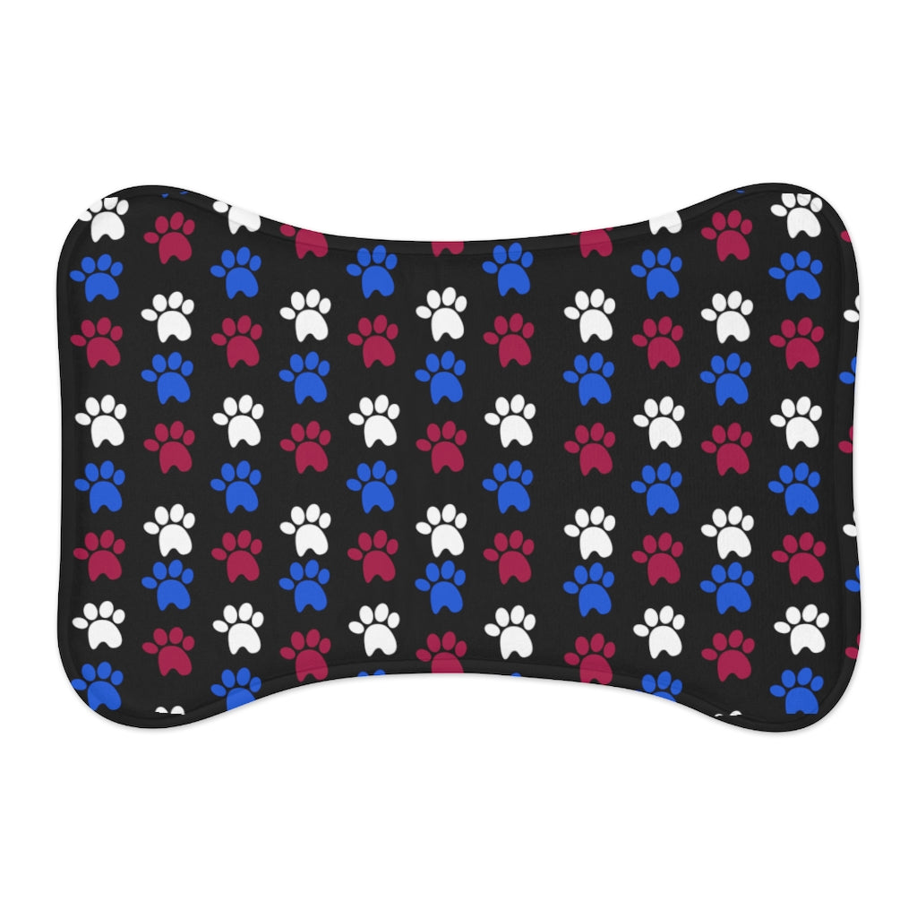 Red, White & Blue Dog Feeding Mat