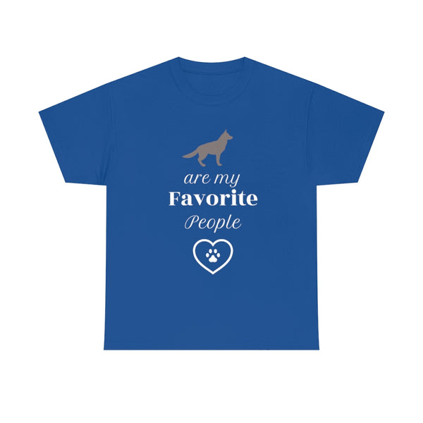 Dogs are My Favorite People - Unisex T-shirt