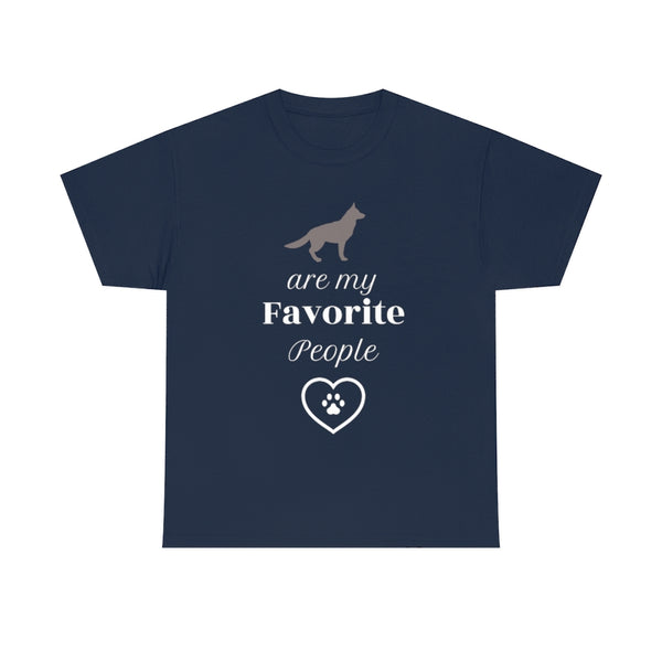 Dogs are My Favorite People - Unisex T-shirt