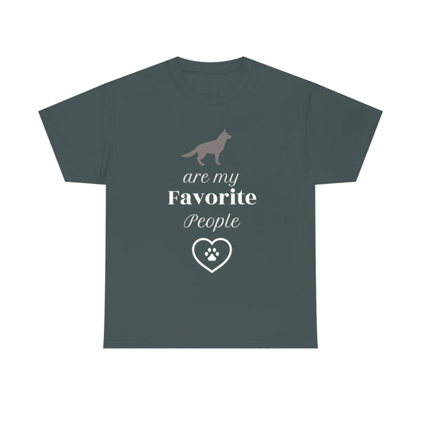 Dogs are My Favorite People - Unisex T-shirt