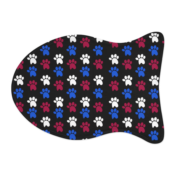 Red, White & Blue Dog Feeding Mat