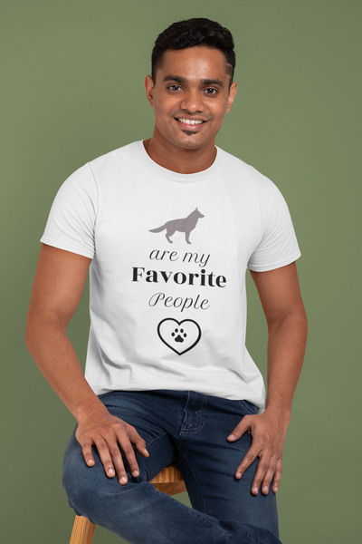 Dogs are My Favorite People - Unisex T-shirt