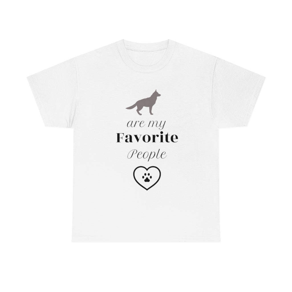 Dogs are My Favorite People - Unisex T-shirt