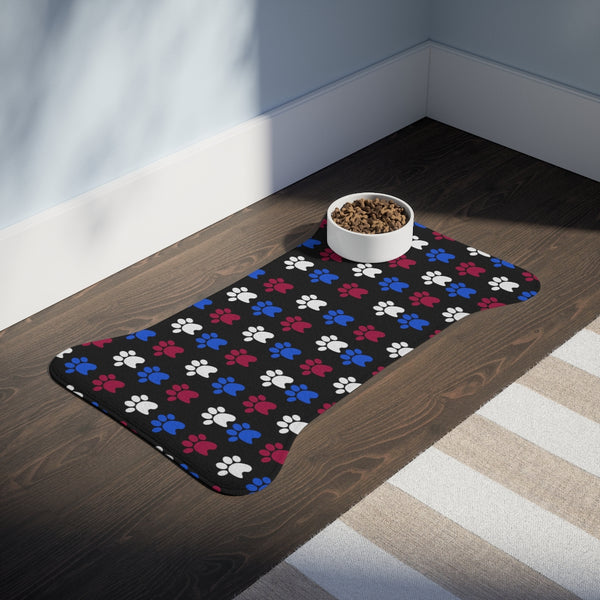 Red, White & Blue Dog Feeding Mat