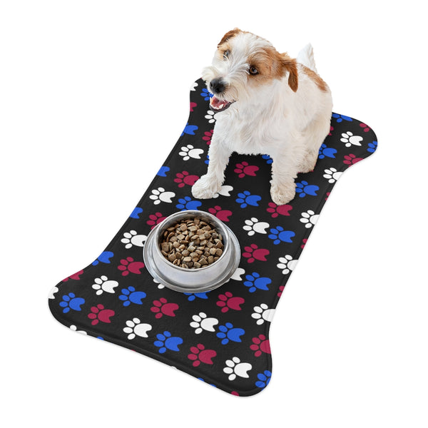 Red, White & Blue Dog Feeding Mat