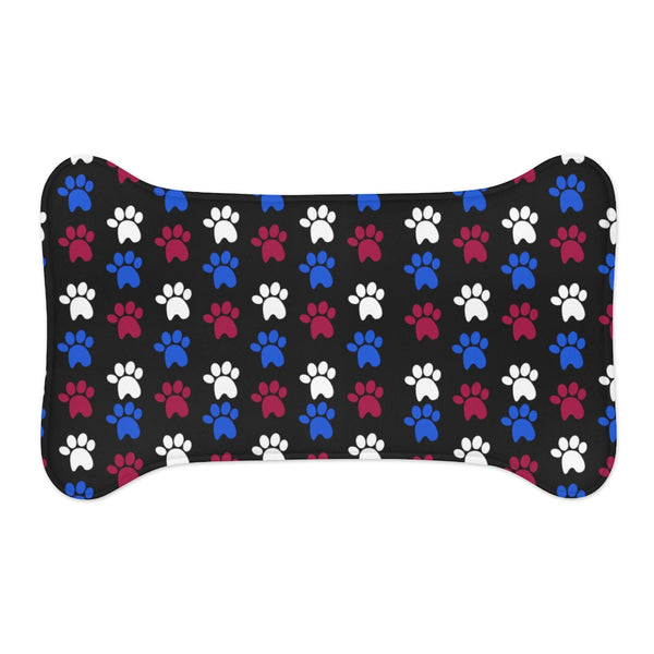 Red, White & Blue Dog Feeding Mat