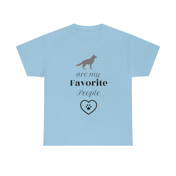 Dogs are My Favorite People - Unisex T-shirt